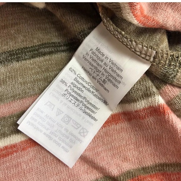 Texture & Thread Tie-Front Top Kieran Striped NWT - Picture 7 of 8